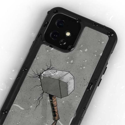 Marvel Thor Thor’s Hammer Mjolnir iPhone 12 Mini Waterproof Case