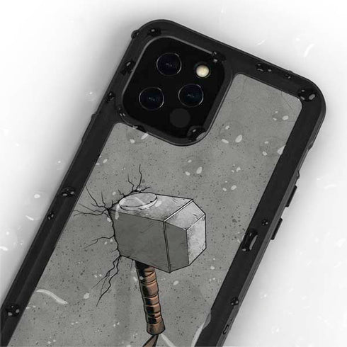 Marvel Thor Thor’s Hammer Mjolnir iPhone 12 Pro Waterproof Case