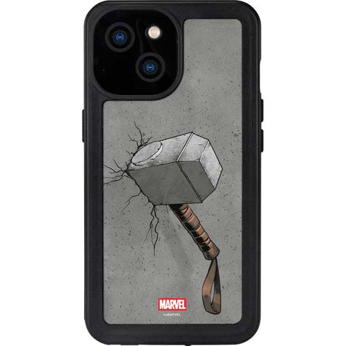 Marvel Thor Thor’s Hammer Mjolnir iPhone 13 Mini Waterproof Case