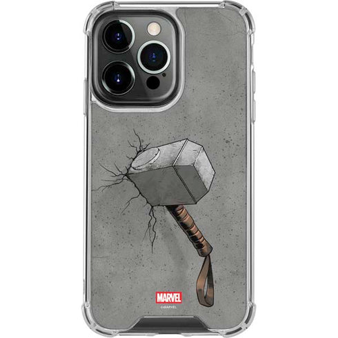Marvel Thor Thor’s Hammer Mjolnir iPhone 13 Pro Clear Case