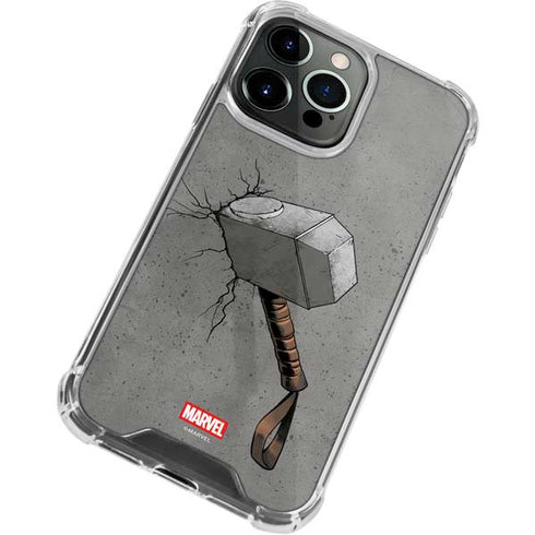 Marvel Thor Thor’s Hammer Mjolnir iPhone 13 Pro Clear Case