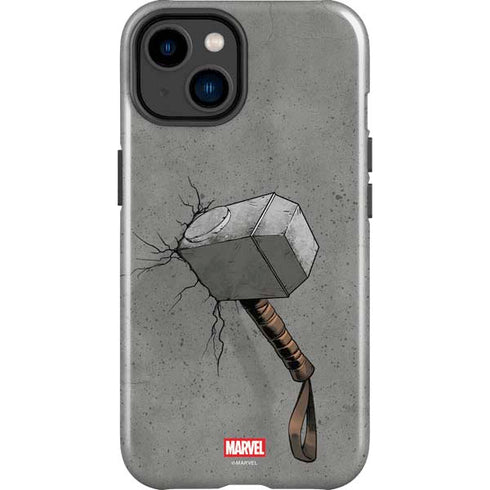 Marvel Thor Thor’s Hammer Mjolnir iPhone 14 Plus Impact Case