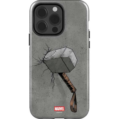Marvel Thor Thor’s Hammer Mjolnir iPhone 14 Pro Impact Case