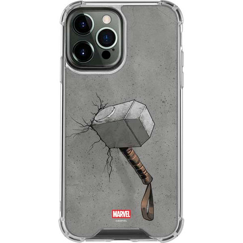 Marvel Thor Thor’s Hammer Mjolnir iPhone 14 Pro Max Clear Case