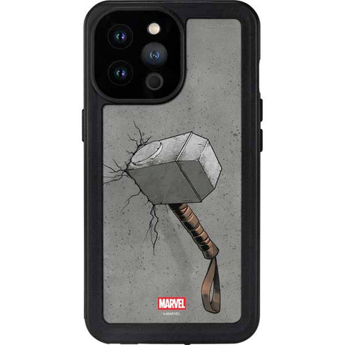 Marvel Thor Thor’s Hammer Mjolnir iPhone 14 Pro Max Waterproof Case