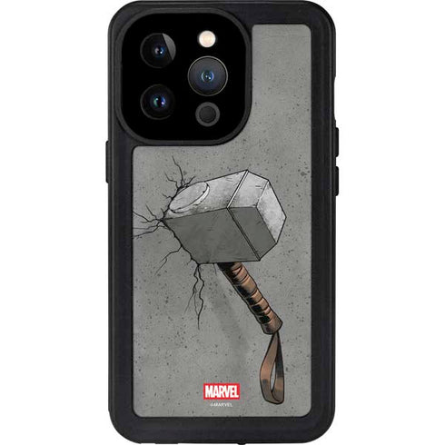 Marvel Thor Thor’s Hammer Mjolnir iPhone 14 Pro Waterproof Case