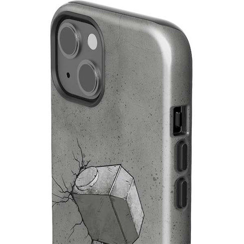 Marvel Thor Thor’s Hammer Mjolnir iPhone 15 Impact Case
