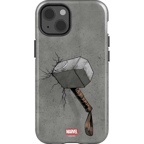 Marvel Thor Thor’s Hammer Mjolnir iPhone 15 Plus Impact Case