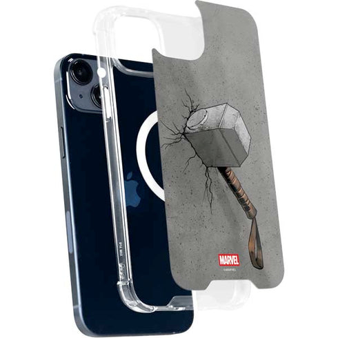 Marvel Thor Thor’s Hammer Mjolnir iPhone 15 Plus MagSafe Case