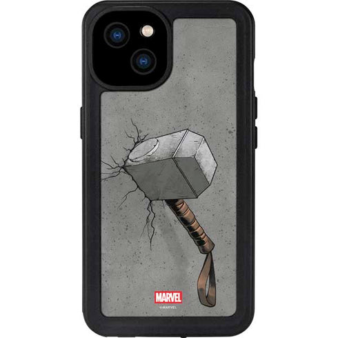 Marvel Thor Thor’s Hammer Mjolnir iPhone 15 Plus Waterproof Case