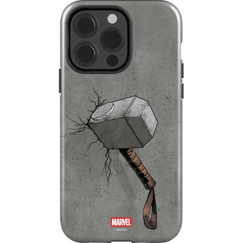 Marvel Thor Thor’s Hammer Mjolnir iPhone 15 Pro Impact Case