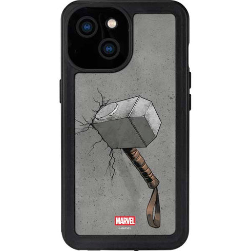 Marvel Thor Thor’s Hammer Mjolnir iPhone 15 Waterproof Case