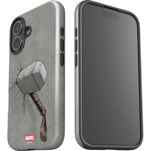 Marvel Thor Thor’s Hammer Mjolnir iPhone 16 Impact Case