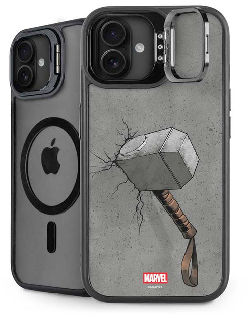 Marvel Thor Thor’s Hammer Mjolnir iPhone 16 Kickstand Case