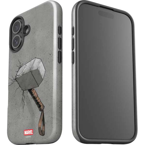 Marvel Thor Thor’s Hammer Mjolnir iPhone 16 Plus Impact Case