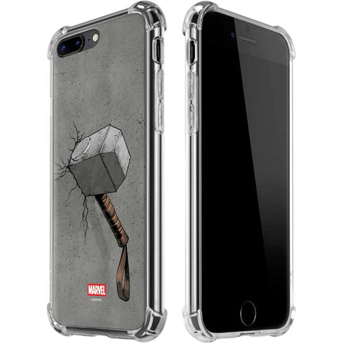 Marvel Thor Thor’s Hammer Mjolnir iPhone 7/8 Plus Clear Case