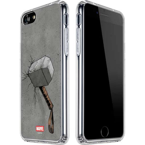 Marvel Thor Thor’s Hammer Mjolnir iPhone SE (2nd & 3rd Gen) Clear Case