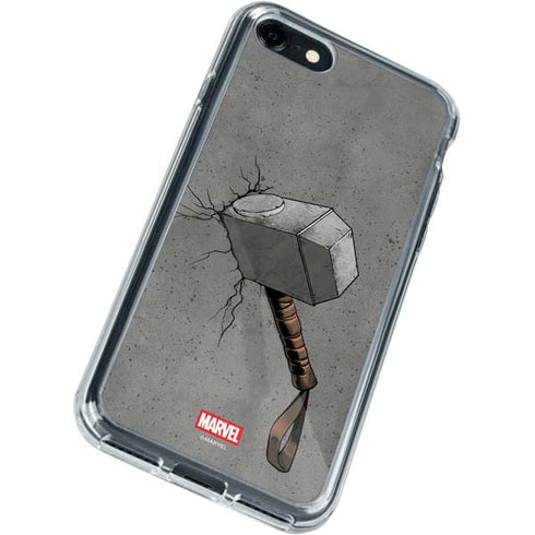 Marvel Thor Thor’s Hammer Mjolnir iPhone SE (2nd & 3rd Gen) Clear Case