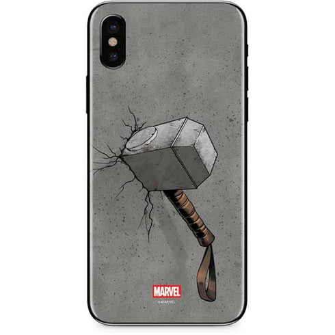 Marvel Thor Thor’s Hammer Mjolnir iPhone X Skin