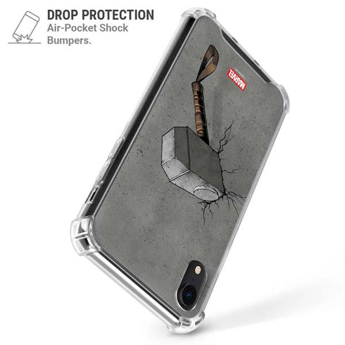 Marvel Thor Thor’s Hammer Mjolnir iPhone XR Clear Case