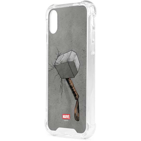 Marvel Thor Thor’s Hammer Mjolnir iPhone XS Clear Case