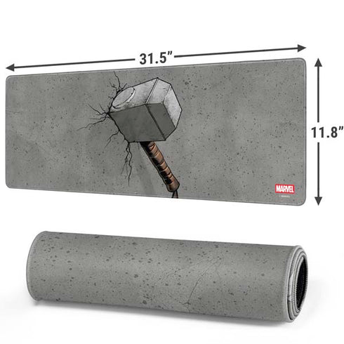 Marvel Thor Thor’s Hammer Mjolnir Gaming Mouse Pad