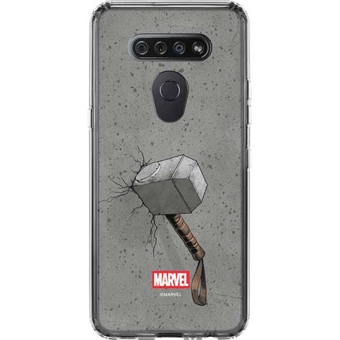 Marvel Thor Thor’s Hammer Mjolnir LG K51/Q51 Clear Case