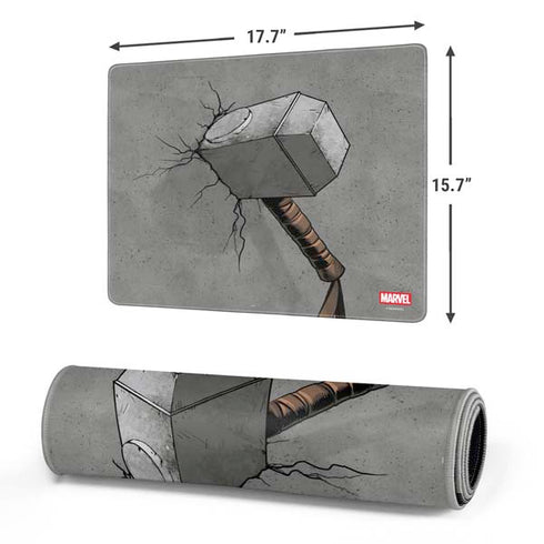 Marvel Thor Thor’s Hammer Mjolnir Gaming Mouse Pad