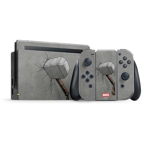 Marvel Thor Thor’s Hammer Mjolnir Nintendo Switch Bundle Skin