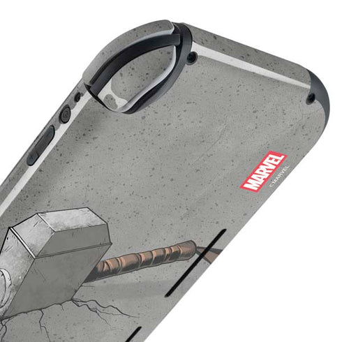 Marvel Thor Thor’s Hammer Mjolnir Nintendo Switch Lite Skin