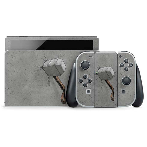 Marvel Thor Thors Hammer Mjolnir Nintendo Skins