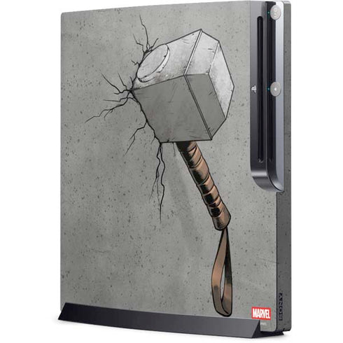 Marvel Thor Thor’s Hammer Mjolnir Playstation 3 & PS3 Slim Skin