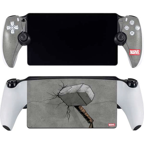Marvel Thor Thor’s Hammer Mjolnir PlayStation Portal Remote Player Skin