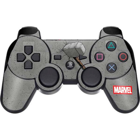 Marvel Thor Thor’s Hammer Mjolnir PS3 Dual Shock wireless controller Skin