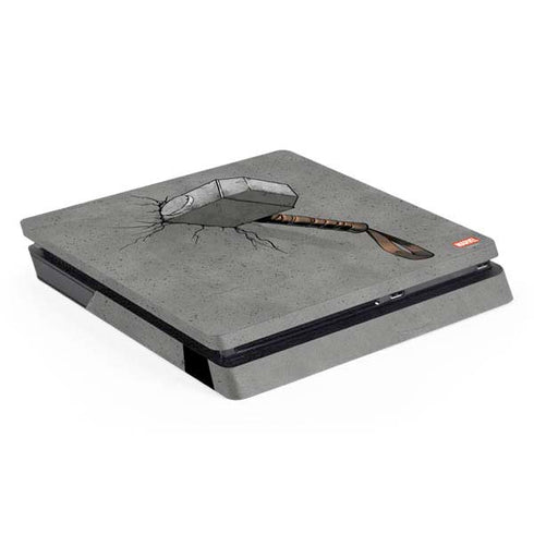 Marvel Thor Thor’s Hammer Mjolnir PS4 Slim Skin