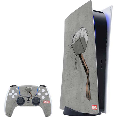 Marvel Thor Thors Hammer Mjolnir PlayStation PS5 Skins