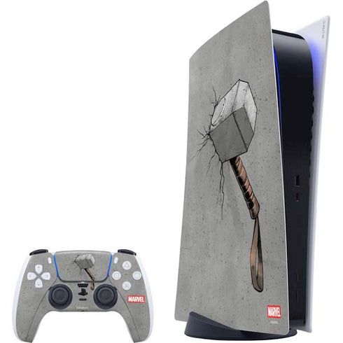 Marvel Thor Thors Hammer Mjolnir PlayStation PS5 Skins