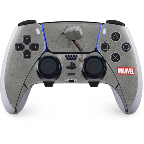 Marvel Thor Thor’s Hammer Mjolnir PS5 DualSense Edge Pro Controller Skin