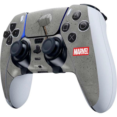 Marvel Thor Thor’s Hammer Mjolnir PS5 DualSense Edge Pro Controller Skin