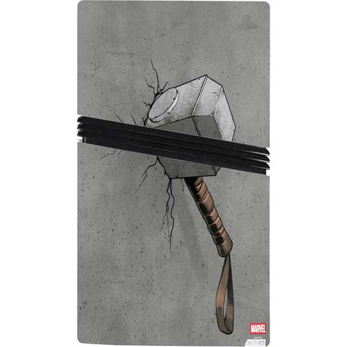 Marvel Thor Thor’s Hammer Mjolnir PS5 Pro Console Skin