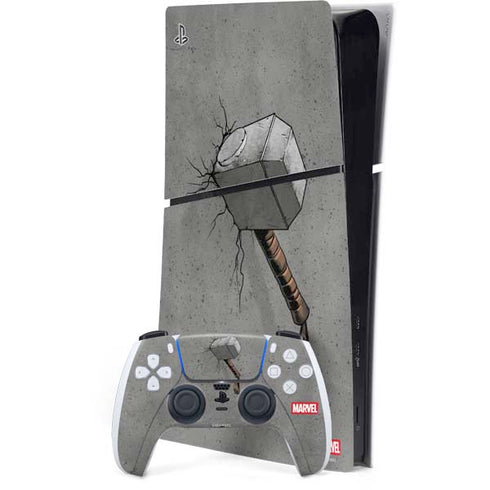 Marvel Thor Thors Hammer Mjolnir PlayStation PS5 Skins
