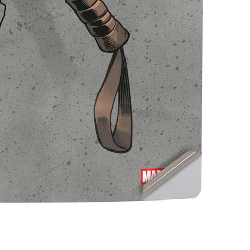 Marvel Thor Thor’s Hammer Mjolnir PS5 Slim Digital Edition Console Skin