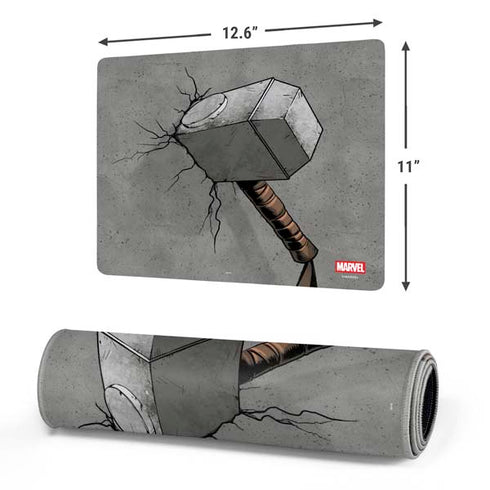 Marvel Thor Thor’s Hammer Mjolnir Gaming Mouse Pad