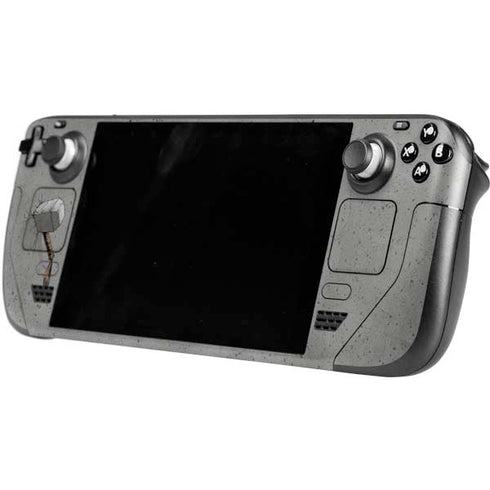 Marvel Thor Thor’s Hammer Mjolnir Steam Deck Handheld Gaming Computer OLED Skin