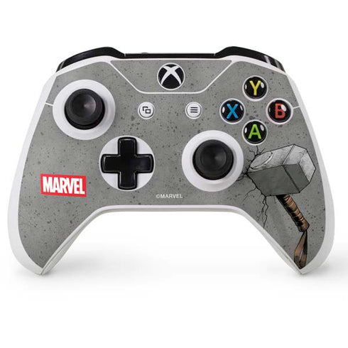 Marvel Thor Thor’s Hammer Mjolnir Xbox One S Console and Controller Bundle Skin