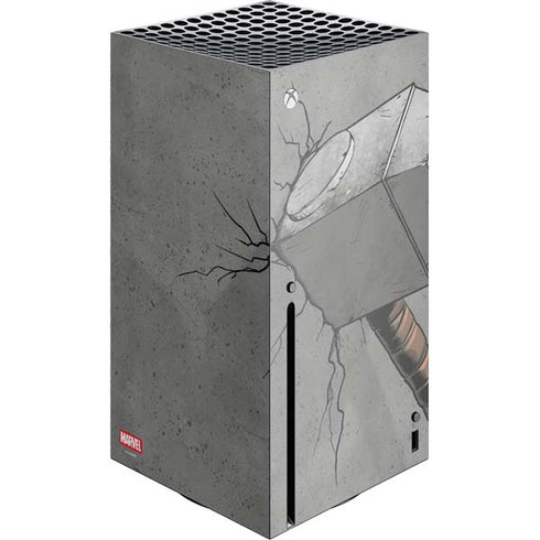 Marvel Thor Thor’s Hammer Mjolnir Xbox Series X Console Skin