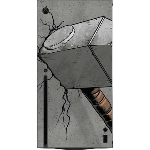 Marvel Thor Thor’s Hammer Mjolnir Xbox Series X Console Skin