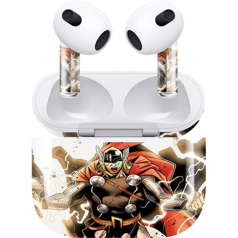 Marvel Thor Thor’s Lightning Apple AirPods (3rd Gen 2021) Skin