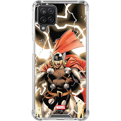 Marvel Thor Thor’s Lightning Galaxy A12 Clear Case