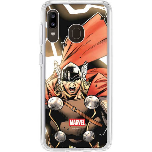Marvel Thor Thor’s Lightning Galaxy A20 Clear Case
